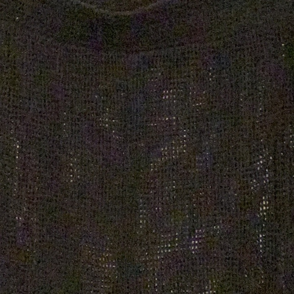 Black 2 Piece Mesh Button Down Swim Coverup with Notched Collar - Picture 12 of 16
